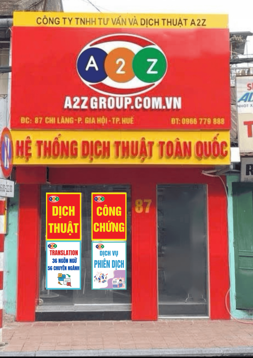Hợp pháp hóa lãnh sự tại Thừa Thiên Huế