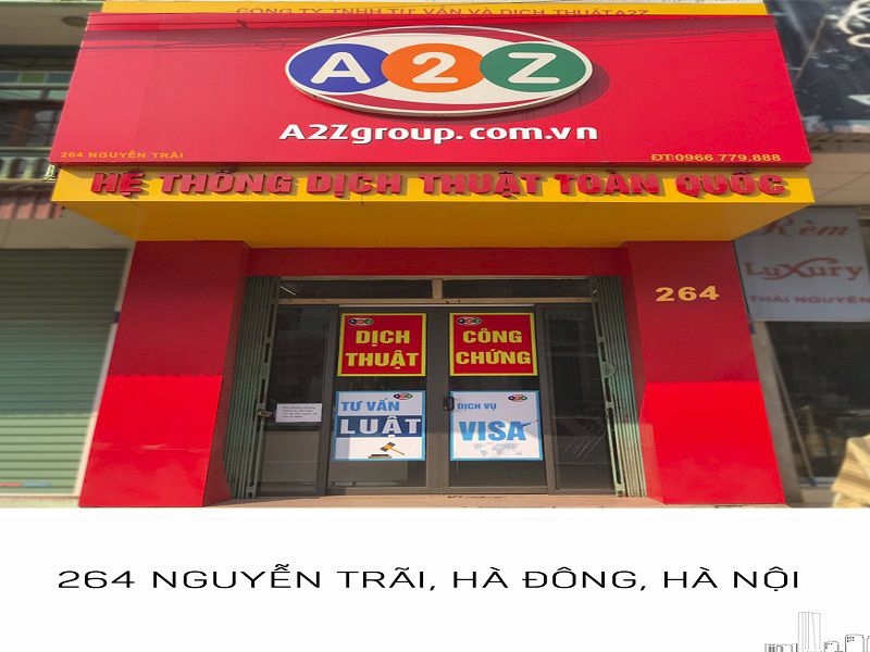 Hệ thông văn phòng visa A2Z