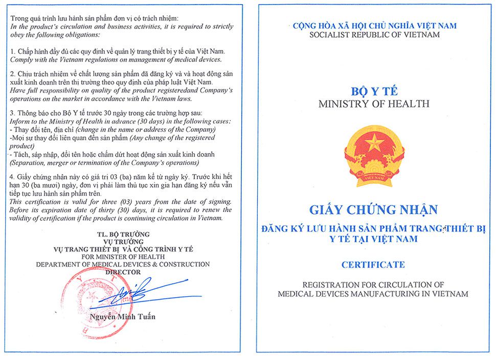 Xin giấy phép lưu hành trang thiết bị y tế tại Mỹ Tho - Tiền Giang