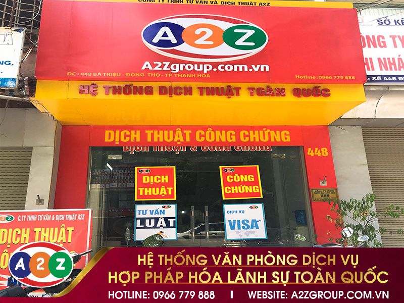 Hợp pháp hóa lãnh sự tại Tân An