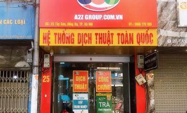 Công Ty Dịch Thuật A2Z | 25 Tây Sơn, Quang Trung, Đống Đa, Hà Nội
