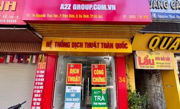 Dịch Thuật Ba Đình | 34 Nguyễn Thái Học, P. Điện Biên, Q. Ba Đình, TP Hà Nội