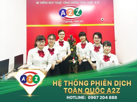 Hệ Thống Phiên dịch A2Z Toàn Quốc
