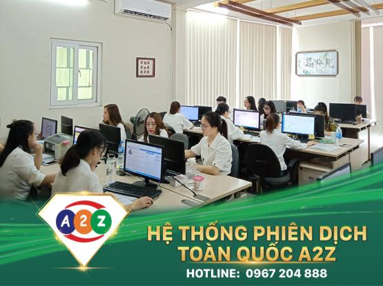 Hệ Thống Phiên dịch A2Z Toàn Quốc